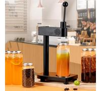 Machine de mise en conserve manuelle pour bouteilles de 5,5 cm, hauteur jusqu'à 17 cm, idéale pour les maisons, les bars et les cafés