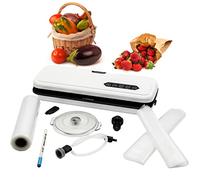 Machine de mise sous vide alimentaire | appareil Multifonctions qualité professionnelle | Kit complet | Emballage, conservation en sachets | Accessoires Couvercle, Rouleau, Bouchon, Sacs, Inclus.