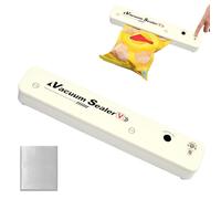 Machine de Mise sous Vide | Conservateur D'aliments Électrique Sans Fil - Machine de Scellage de Sachets Alimentaires sous Vide | Pour Conservation Viande Légumes Céréales Fruits de Mer Fruits Cuisine