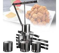Machine de moulage de boulettes de viande pour une fabrication facile de boulettes de viande avec support réglable et plusieurs options de forme