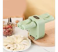 Machine de moulage de raviolis électrique automatique 2 modes Dumpling Maker PP PC Matériau étanche pour raviolis Won Ton Pâtes Gris (vert)