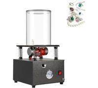 Machine de moulage sous vide pour moules à bijoux - Traitement du gypse avec extracteur de vibrations, manomètre et soupape de décharge manuelle, contrôle de la vitesse réglable