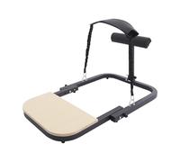 Machine de musculation des hanches, appareil d'entraînement pour la salle de gym à domicile, entraînement des muscles fessiers, avec 2 bandes élastiques, charge maximale : 150 kg, résistance par bande