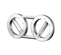 Machine de Musculation multifonctionnelle Burn Machine 12 Livres for Bras et Avant-Bras, avec résistance réglable et entraînement des Bras et des épaules. Idéale for la Maison.(Silver)