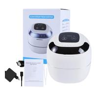 Machine de nettoyage à ultrasons 45 kHz, équipée de fonctions UV et de séchage par ventilateur, 3 modes, minuterie d'écran, convient pour les bijoux, les prothèses dentaires et les appareils dentaires