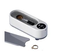 Machine de nettoyage à ultrasons 50 vibrations for lunettes, montres, bijoux, brosse, minuteur, 450 ml