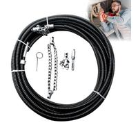 Machine de nettoyage de canalisation électrique avec perceuse 5 mètres avec extension, siphon de plomberie, cure-tube à ressort, outils pour détartrer les chauffe-eau, chaîne de forage efficace, types