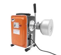 Machine de nettoyage de canalisations électrique, 750 W, avec spirale de 16 m, déboucheur de canalisations pour tuyaux de 20 à 150 mm de diamètre, appareil de nettoyage professionnel avec disjoncteur