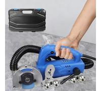 Machine de Nettoyage de coulis de carrelage électrique avec la Profondeur réglable et la Conception Auto-nettoyante, Outil à Grande Vitesse pour Les écarts de carrelage ménager et Les crevasses