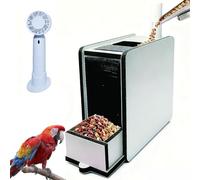 Machine De Nettoyage De Graines d'oiseaux, Séparateur De Coque avec Ventilateur Et Tiroir, Sortie d'air en Maille, Outil De Collecte De Graines pour Céréales Diverses, Millet, Céréales