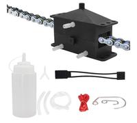 Machine de nettoyage de la chaîne de vélos - Kit de nettoyant de chaîne de moto | Outil de pinceau et d'engrenage, accessoire de lubrifiant pour les chaînes de moto | Appareil de lubrification de main