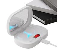 Machine de nettoyage de lentilles à ultrasons : lentilles souples souples outil de nettoyage à ultrasons portable | 5 modes Solution d'affichage LED intelligente Fournisseur de boîte pour une