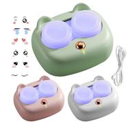 Machine De Nettoyage De Lentilles De Contact, Conception Compacte, 7x5,7x3,4 Cm, Lentilles Souples Jetables, Nettoyeur De De Contact, Rechargeable Par USB, Pour Les Déplacements Domicile-tra