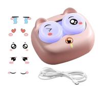 Machine de nettoyage de lentilles de contact | Machine de nettoyage souple pour lentilles de contact - 3 modes USB Outil de rétention d'humidité pour lunettes - Pour voyage, bureau, cosplay, maison