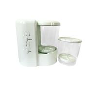 Ｚｉａｌｏｆｉ Machine de Nettoyage de Pinceaux de Maquillage, Machine à Laver Les sous-vêtements 2 En 1, Nettoyeur de Pinceaux de Maquillage, Gobelet à Linge Portab, Vert