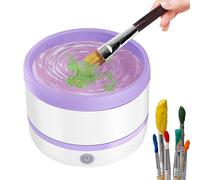 Machine de nettoyage de pinceaux de maquillage, machine de nettoyage de pinceaux de maquillage - cosmétique portable pour femmes, étudiants en cosmétologie, étudiants, artistes de beauté