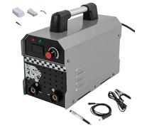Machine de nettoyage de soudure en acier inoxydable, processeur de cordons de soudure 1 300 W avec pistolet de manutention et positionneur, réglage de la tension, affichage numérique