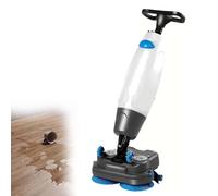 Machine de nettoyage de tapis, brosse à récurer de sol, machine à récurer commerciale de 45,7 cm, mini F-loor M-achine avec réservoir de 1,9 l et 2 têtes de brosse, nettoyage industriel des sols