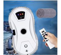 Machine de nettoyage de vitres avec télécommande 5600 Pa, planification d'itinéraire, protection contre les pannes de courant, réservoir d'eau de 30 ml, démarrage à un bouton, double usage humide et