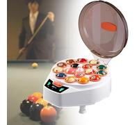 Machine de Nettoyage et de Polissage Automatique pour Boules de Billard, avec Commande Tactile LCD, Nettoyage Avant et arrière, Fonctionnement Silencieux pour l'entretien des piscines.