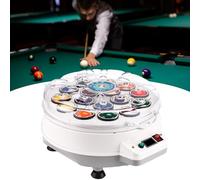 Machine de Nettoyage et de Polissage Automatique pour Boules de Billard, capacité de 16 Boules, Entretien Efficace des Boules de Billard, idéale pour Une Utilisation Domestique et Profession