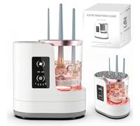 Machine de nettoyage et de séchage électrique 3 en 1 pour pinceaux de maquillage, nettoyage automatique et séchage rapide, contrôle tactile intelligent, alimentation USB, supports réglables qui