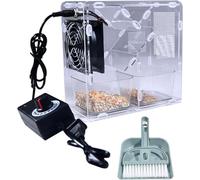 Machine de nettoyage et de vannage des grains avec vitesse de ventilateur réglable et design transparent pour un traitement efficace des semences