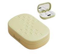 Machine de nettoyage par ultrasons pour lentilles, nettoyage et entretien des lentilles de contact | nettoyage intelligent rechargeable avec écran LED et 5 modes pour famille, adolescents et