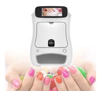 Machine De Peinture à Ongles Intelligente Hd, Pour La Maison/Les Studios De Manucure, Imprimante De Nail Art De Manucure Et De SéChage IntéGréE, Vitesse D'Impression Rapide De 10 S