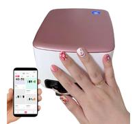 Machine De Peinture À Ongles Portable, Imprimante À Ongles Numérique, Imprimante 3D Automatique pour Nail Art avec Cartouche d'encre (Impression Environ 500 Fois), Contrôle par Application