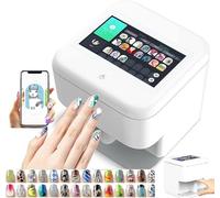Machine de peinture d'ongles de robot d'impression 3D Imprimante d'ongles intelligente, imprimante d'art d'ongle mobile numérique, avec machine de transfert d'image de boîtier en métal plus de 1500 im