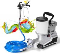 Machine de peinture murale électrique, peinture sans air portable haute pression avec tuyau pour les opérations de pulvérisation en intérieur et en extérieur de prévention des incendies