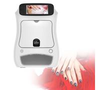 Machine De Peinture Professionnelle Pour Nail Art, Imprimante NuméRique Pour Nail Art, Conception Visuelle, RéGlage Manuel De L'Effet D'Impression, Motifs/Textes/Formes Imprimables