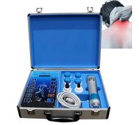 Machine de physiothérapie ondes de choc, 16 vitesses, 12 intensités, 7 têtes, traitement ED, douleurs chroniques, récupération sportive, usage maison et cabinet médical, massage ciblé