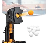 Machine de ping-pong avec filet, machine automatique de balle de tennis de table, 9 fonctions de commutation, 4 programmes d'entraînement, 30-90/min, 4-40 m/s, 7 angles, machine d'entraînement de