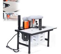 Machine de plaquage portable, colle double face professionnelle, pour panneaux droits, arrondis et spéciaux, puissance 1200W, réservoir 1000 ml, menuiserie et ébénisterie(White)
