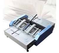 Machine de pliage et de création de livrets automatique, agrafeuse de bureau professionnelle, capacité de 20 feuilles, papier 70 g, 5 positions d'agrafage, reliure et pliage pour livres et papiers