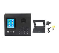 Machine de pointage avec Scanner d'empreintes digitales de Reconnaissance faciale et Identification RF Horloge des employés 100 240 V Prise américaine Noir Prend en Charge