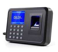 Machine de pointage, Horloge, Machine De Présence avec Mot Passe Et Empreinte Biométrique, Enregistreur D'enregistrement des Employés, Exportation Données,Bureaux, usines,