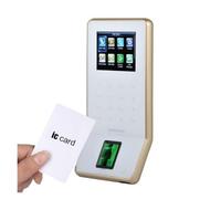 Machine de pointage pour les employés des petites entreprises Machine de présence de temps F22, TCP/IP, USB, système de contrôle d'accès de porte par empreinte digitale, écran couleur, lecteur de cart