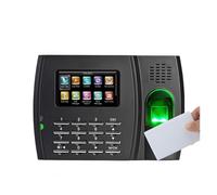 Machine de pointage pour les employés des petites entreprises U8 avec temps de présence Machine Identification Terminal Protection intelligente électronique empreinte digitale temps de présence(Color: