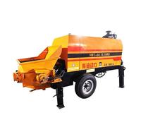 Machine de pompage de béton haute puissance - Pompe à ciment électrique robuste, équipement de transfert de béton haute pression efficace pour projets de construction