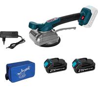 Machine de pose de carrelage, nivellement par vibration, utilisation à une main, 2 BATTERIE
