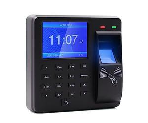 Machine de présence de 2,4 Pouces Empreinte Digitale/Mot de Passe/Reconnaissance de Carte d'identité Horloge Enregistreur d'enregistrement des employés