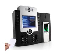 Machine de présence de temps de carte d'empreinte digitale de Tcp/Ip avec le dispositif d'enregistrement d'employé d'horloge de bureau de caméra(ID WIFI,Arabic)