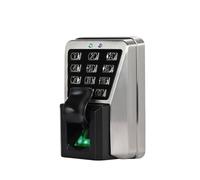Machine de présence, Système de contrôle d'accès porte à empreintes digitales étanche IP65 avec lecteur carte puce et clavier Lecteur d'empreintes MA500(MA500-ID)