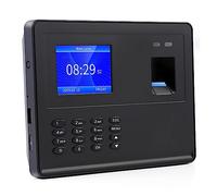 Machine de présence Temps d'empreintes digitales Dispositif Carte perforée Mot Passe Commute Connexion Génération Rapport Automatique Téléchargement Disque U Pointage Efficace