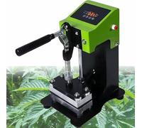 Machine de presse à chaleur multifonctionnelle portable, machine d'extraction d'huile de colophane haute pression, gaufreurs pour extraction de plantes de fleurs en cuir