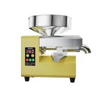 Machine De Presse À Huile Construction En Acier Inoxydable Expulseur D'huile Froid Et Chaud De Qualité Alimentaire Facile À Nettoyer Pour La Cuisine Domestique Graines Et Noix