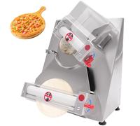 Machine de Presse de pâte à Pizza électrique, 370W Pâle de pâte à Pizza Pâte à Faire la Machine à fabriquer, en Acier Inoxydable à Rouleau de pâte électrique pour Presser des gâteaux Portables